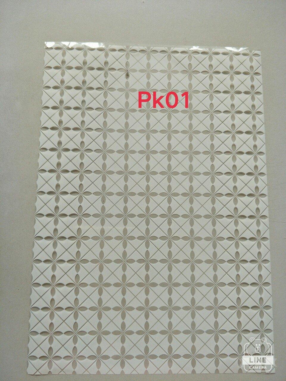 Decal cuộn kính mờ hoa 4 cánh khổ 1m