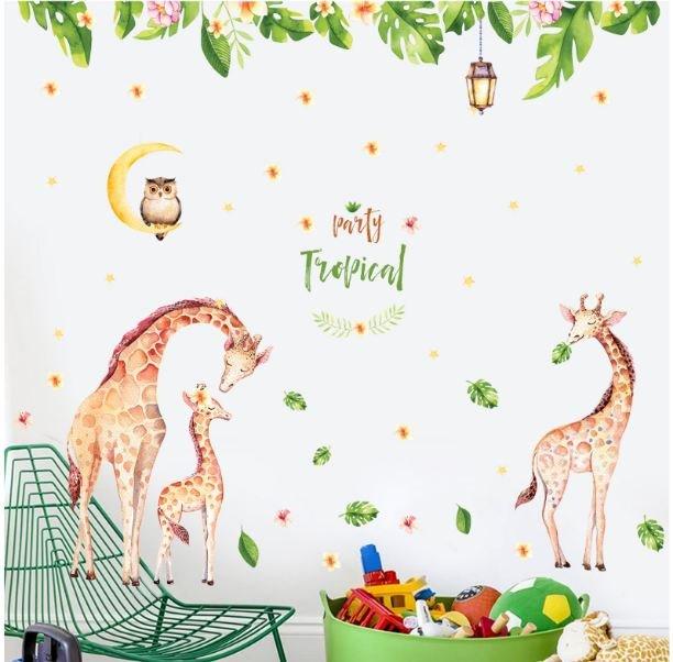 Decal gia đình hươu