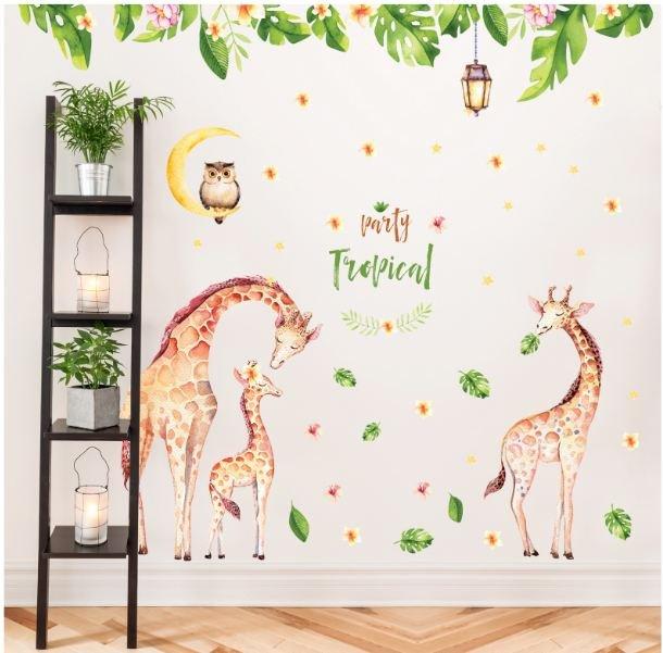 Decal gia đình hươu