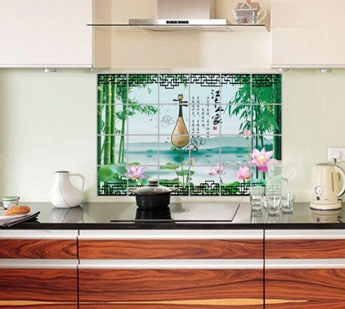 Dán bếp cây đàn