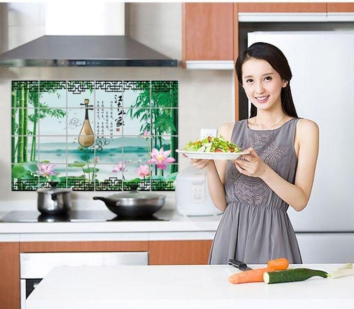 Dán bếp cây đàn