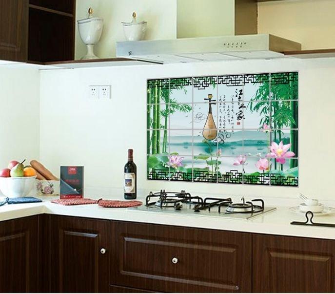 Dán bếp cây đàn