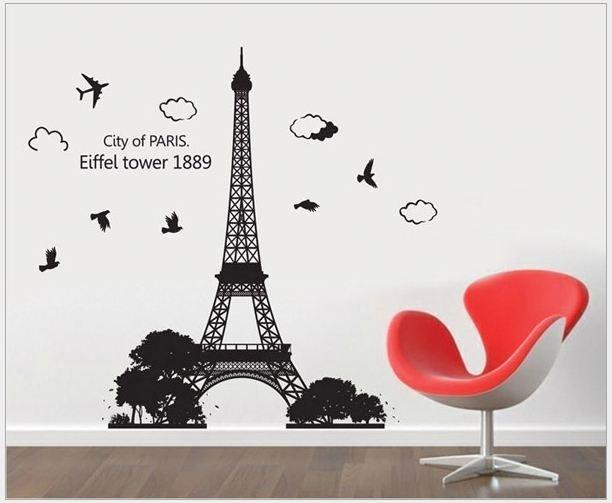Decal dán tường tháp to 5