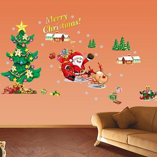 Decal dán tường Noel 1