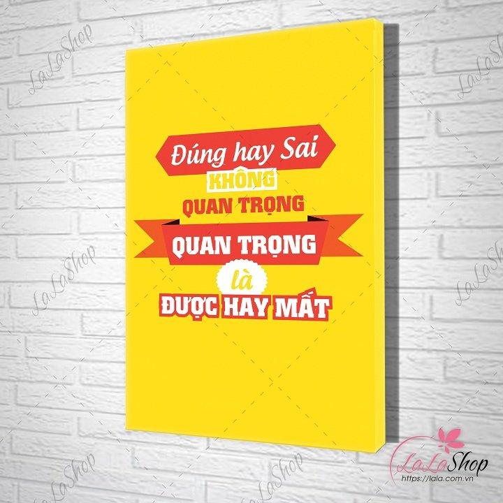 Tranh văn phòng đúng hay sai không quan trọng quan trọng là được hay mất