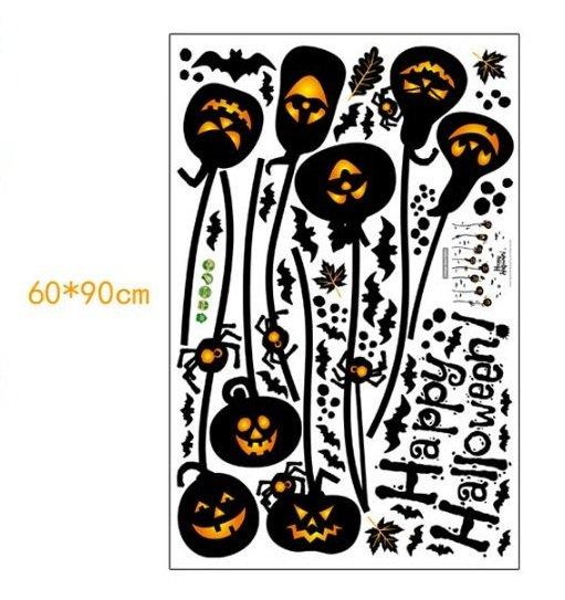 Decal 2 mặt dán tường halloween 5