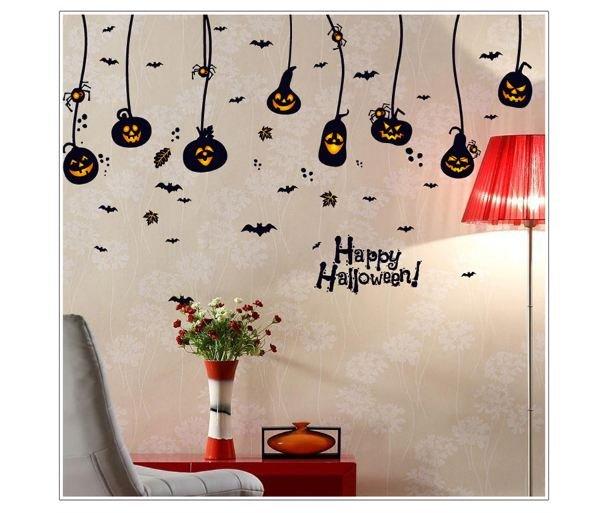 Decal 2 mặt dán tường halloween 5