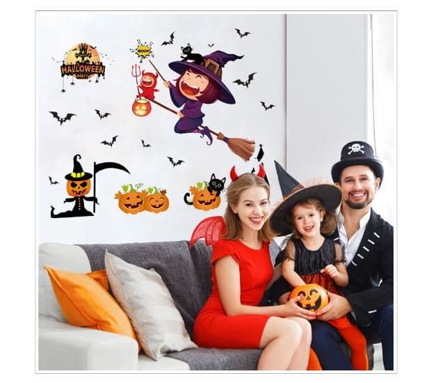 Decal 2 Mặt Halloween 4