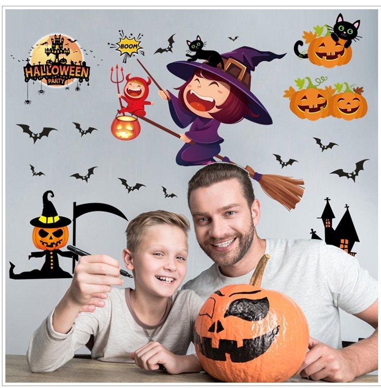 Decal 2 Mặt Halloween 4