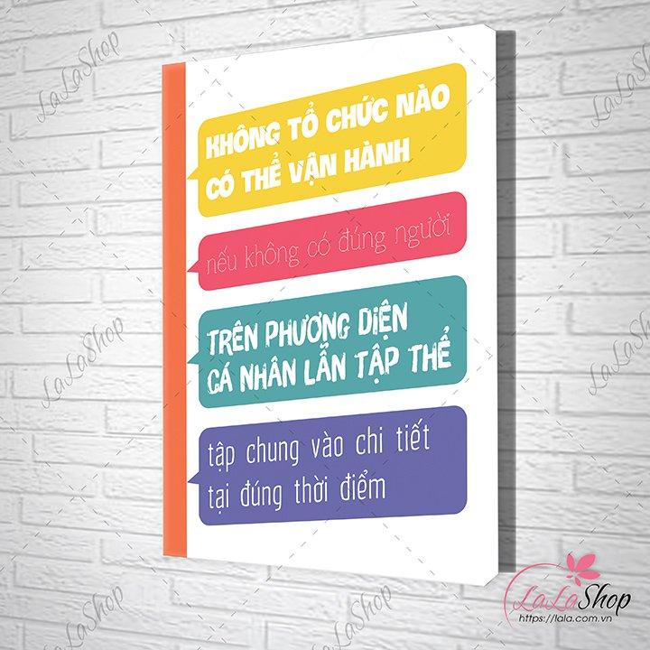 Tranh văn phòng không tổ chức nào có thể vận hành nếu không có đúng người