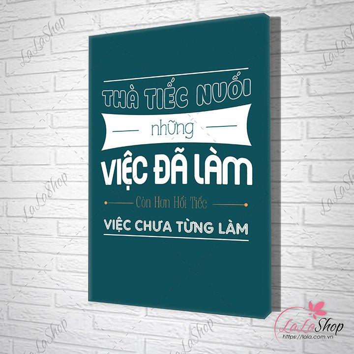 Tranh văn phòng thà tiếc nuối những việc đã làm còn hơn hối tiếc việc chưa từng làm