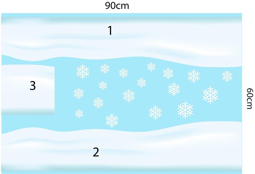 Combo decal dán tường ông già noel và cây thông xanh 4