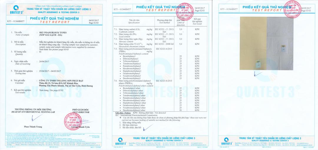 Xốp đá Hàn Quốc cao cấp màu xám nhạt