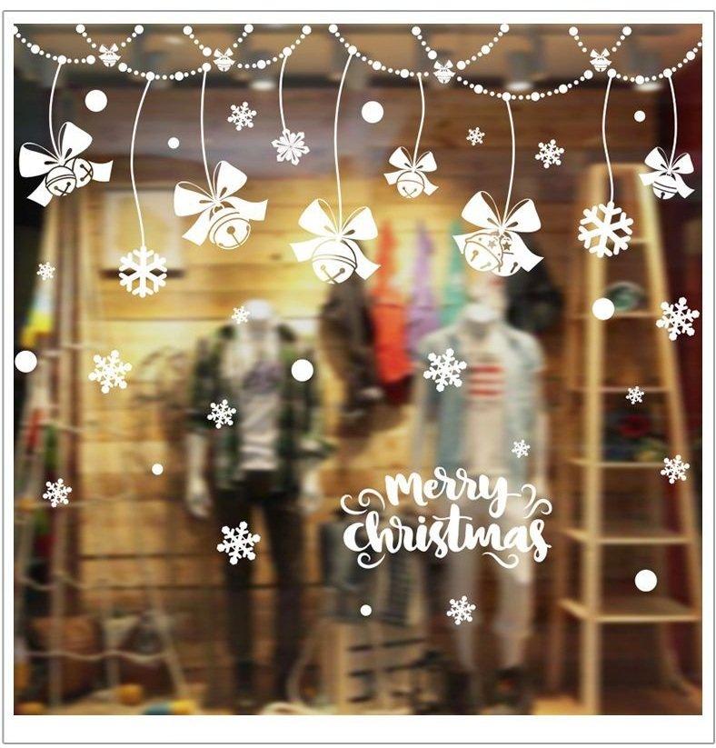 Decal trang trí noel dây treo chuông noel 2
