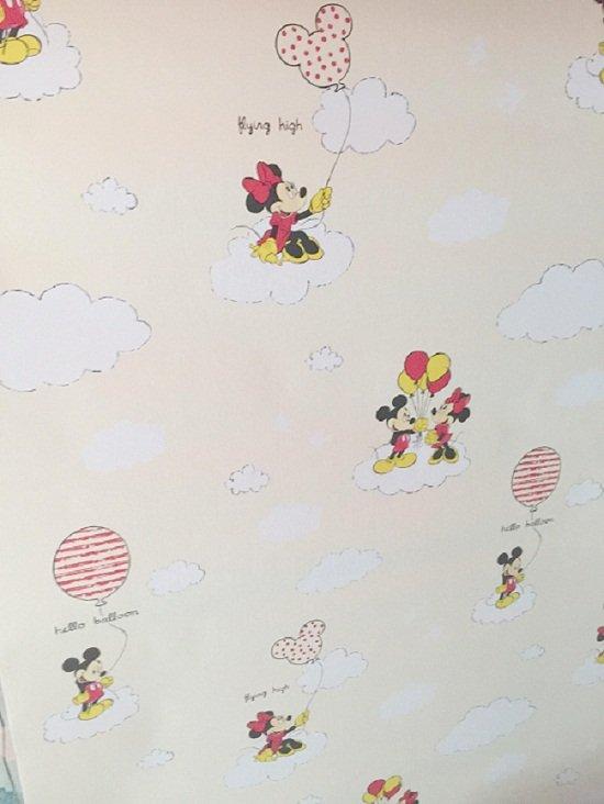 Giấy decal cuộn Mickey vàng khổ 1m2