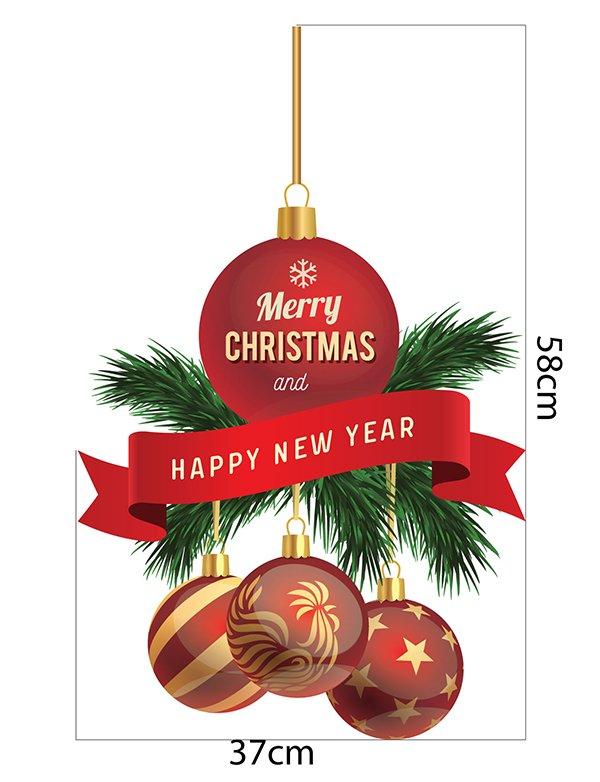 Decal trang trí noel Merry Christmas & Happy New Year 3