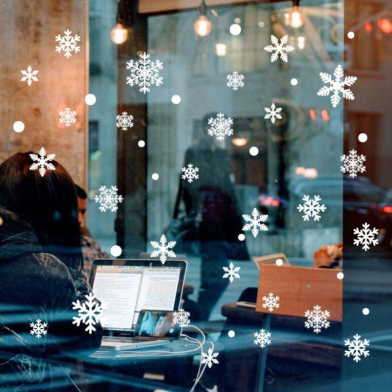 Decal Trang Trí Noel Hoa Tuyết 2