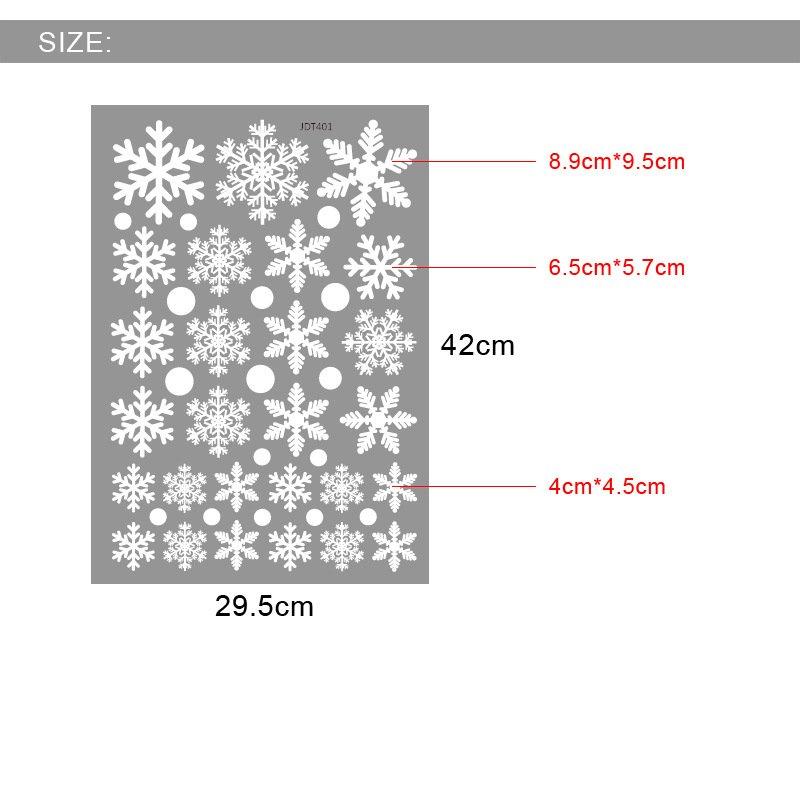 Decal Trang Trí Noel Hoa Tuyết 2