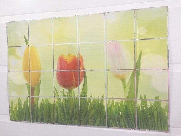 Decal dán bếp hoa tulip