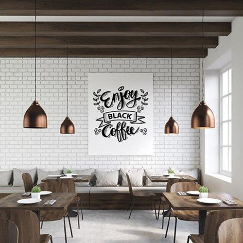 Tranh Treo Tường Enjoy Black Coffee