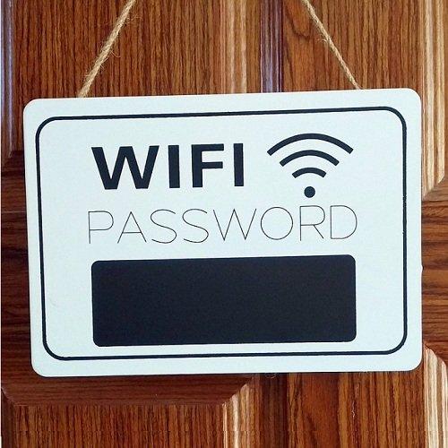Bảng treo ghi password wifi