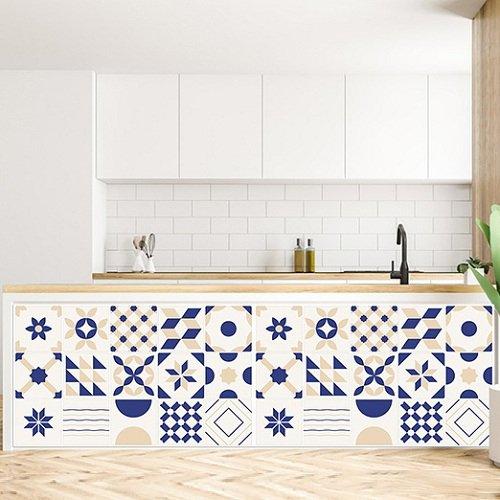 Decal gạch bông họa tiết hình học 2