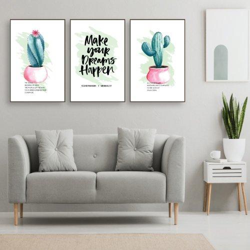 Tranh treo tường make your dreams happen (KE-016)