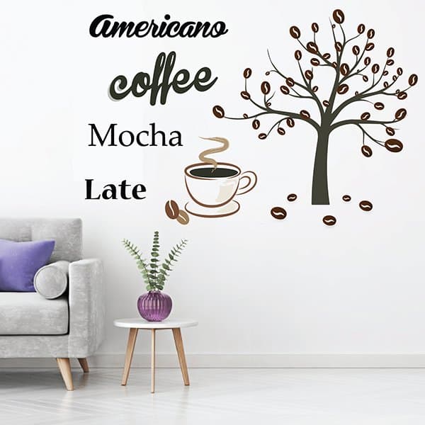 Decal dán tường Coffee 13