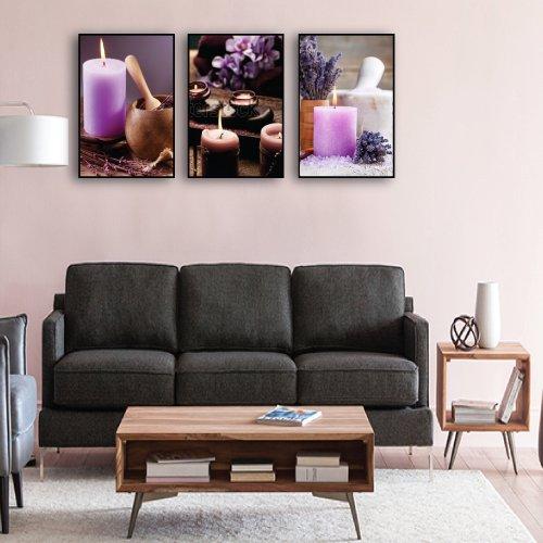 Tranh treo tường spa hoa lavender
