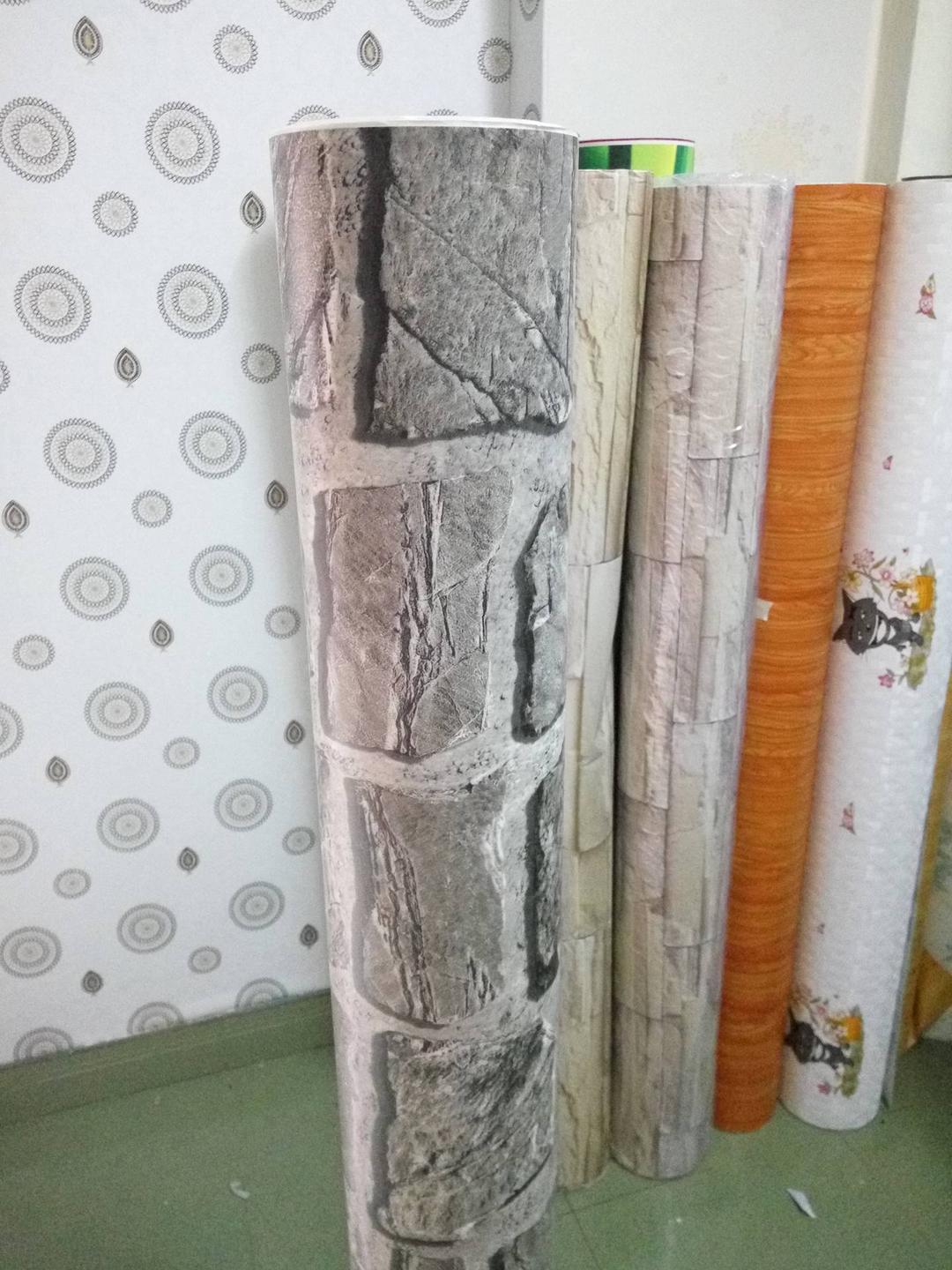 Giấy decal cuộn gạch xám khổ 1.2m