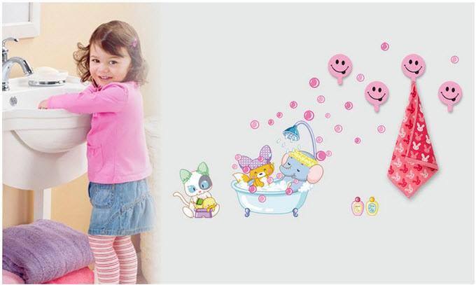 Bộ móc treo voi xanh