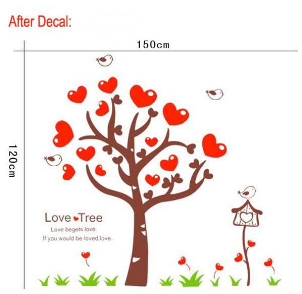 Cây trái tim đỏ