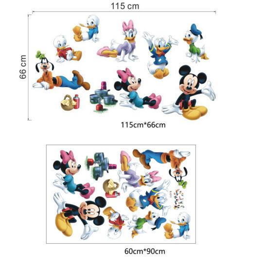 Decal chuột Mickey và vịt Donal