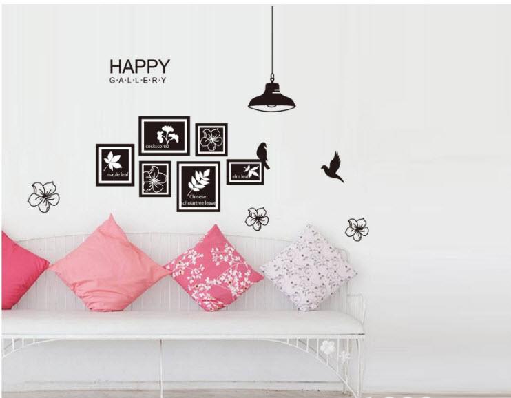 Khung ảnh kèm hình trắng đen 
