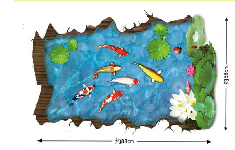Hồ sen tạo cảm giác 3d 3