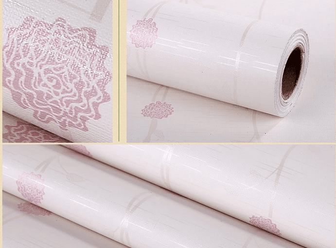 Giấy decal cuộn dây leo hoa hồng 2