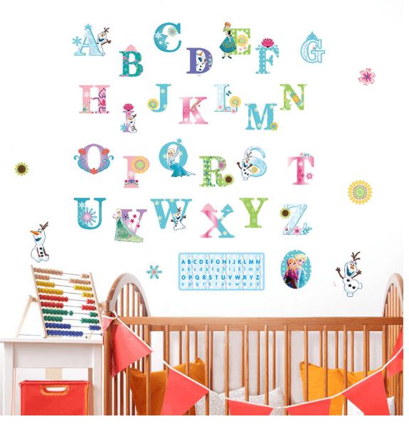 Decal dán tường trang trí chữ cái 10
