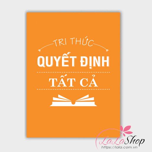 Tranh văn phòng tri thức quyết định tất cả