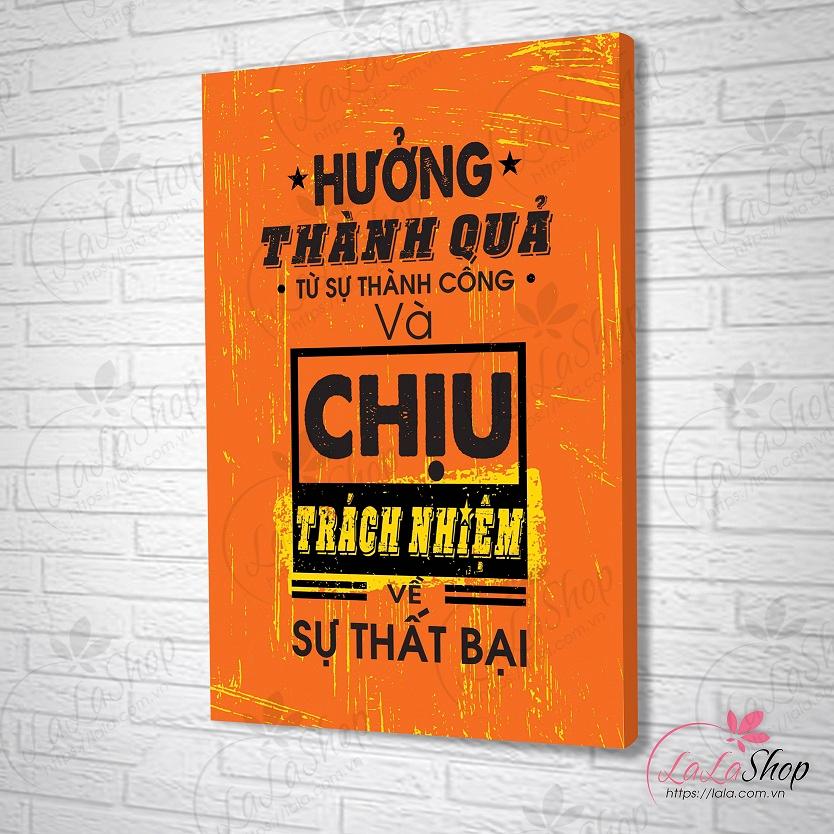 Tranh treo tường hưởng thành quả từ sự thành công