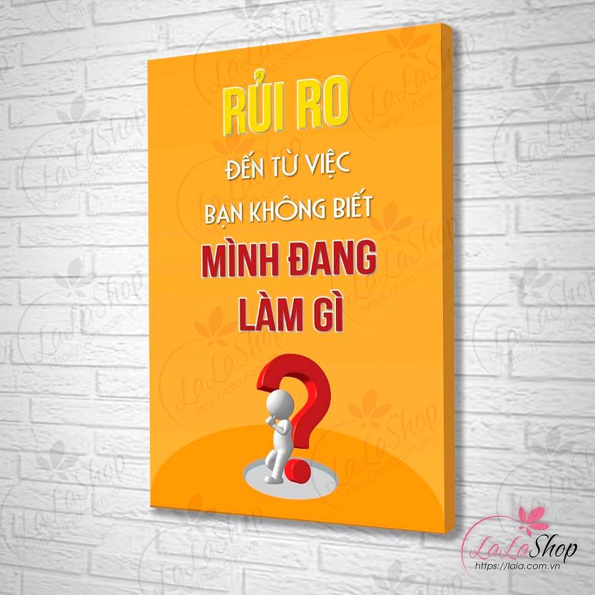Tranh treo tường bạn không biết mình đang làm gì