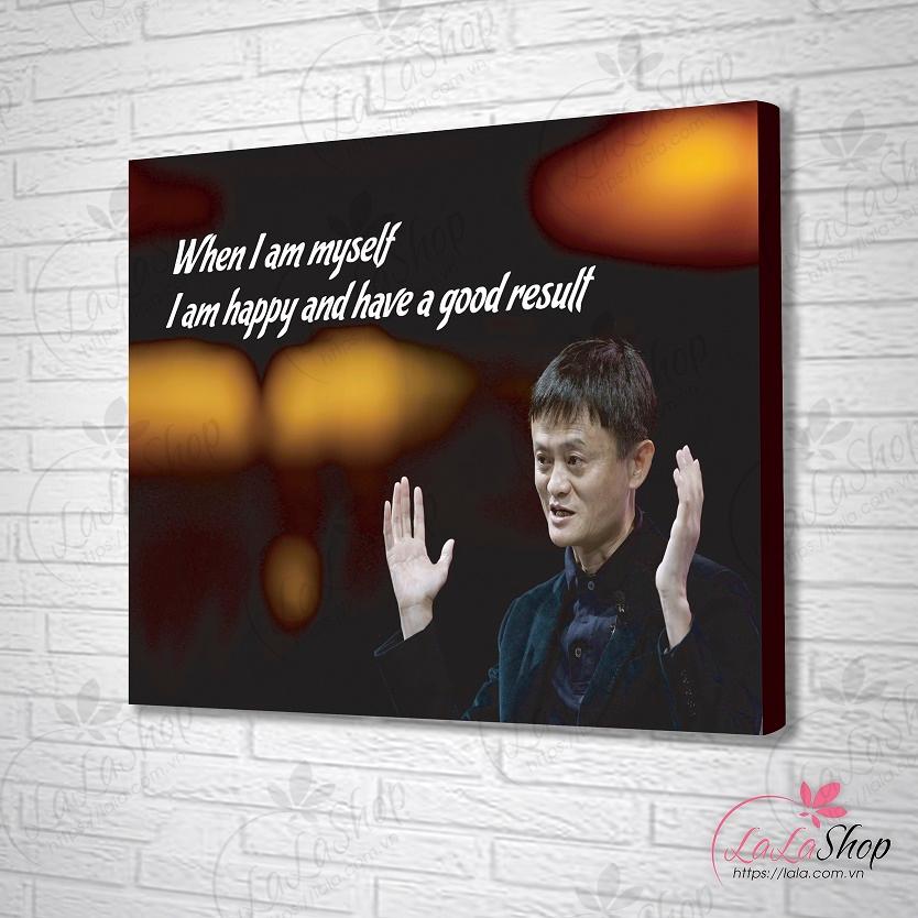 Tranh treo tường I am happy and have a good result