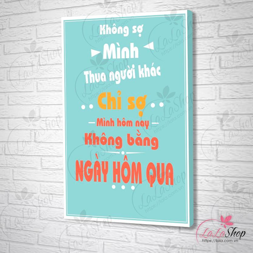 Tranh văn phòng không sợ mình thua người khác