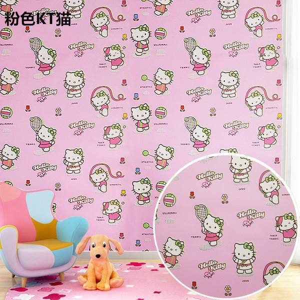 Giấy Decal cuộn kitty hồng