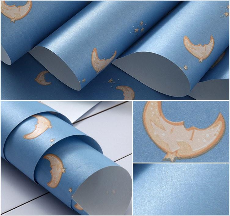 Giấy decal cuộn mặt trăng nhỏ 