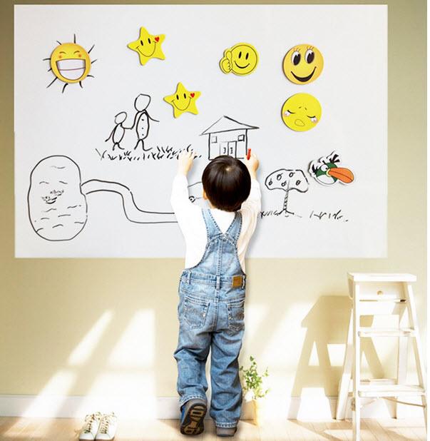 Decal bảng viết trắng khổ 60x200cm