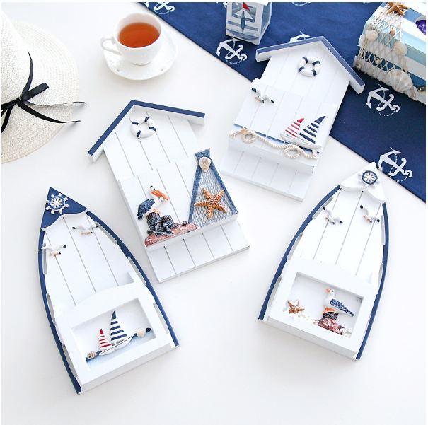 Bảng treo hộp thư gỗ biển 4