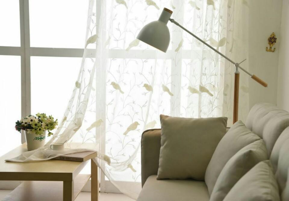 Rèm cửa họa tiết chim non 200x270cm