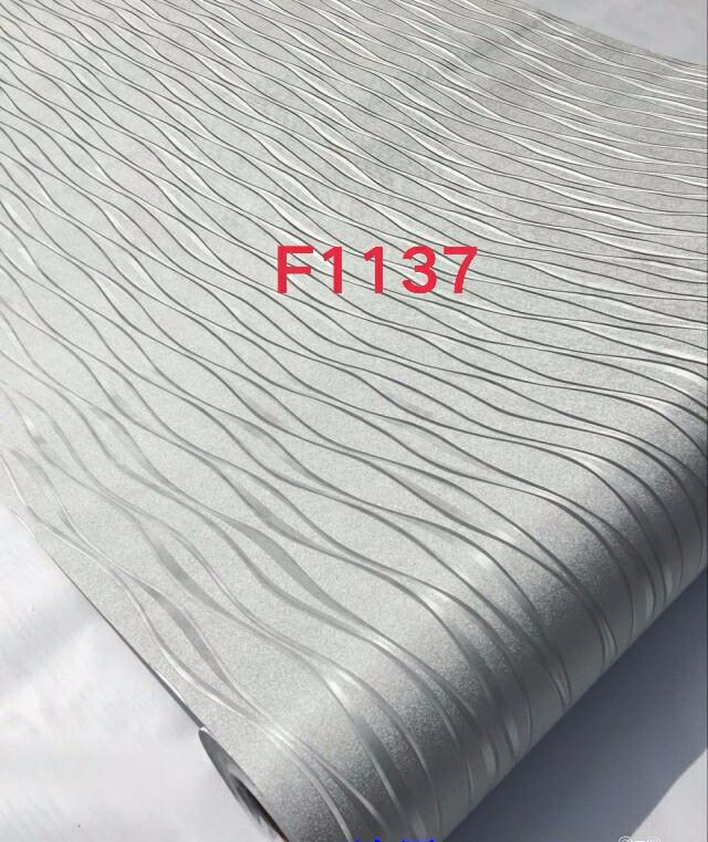 Giấy decal cuộn sọc xám 2 khổ 1m2