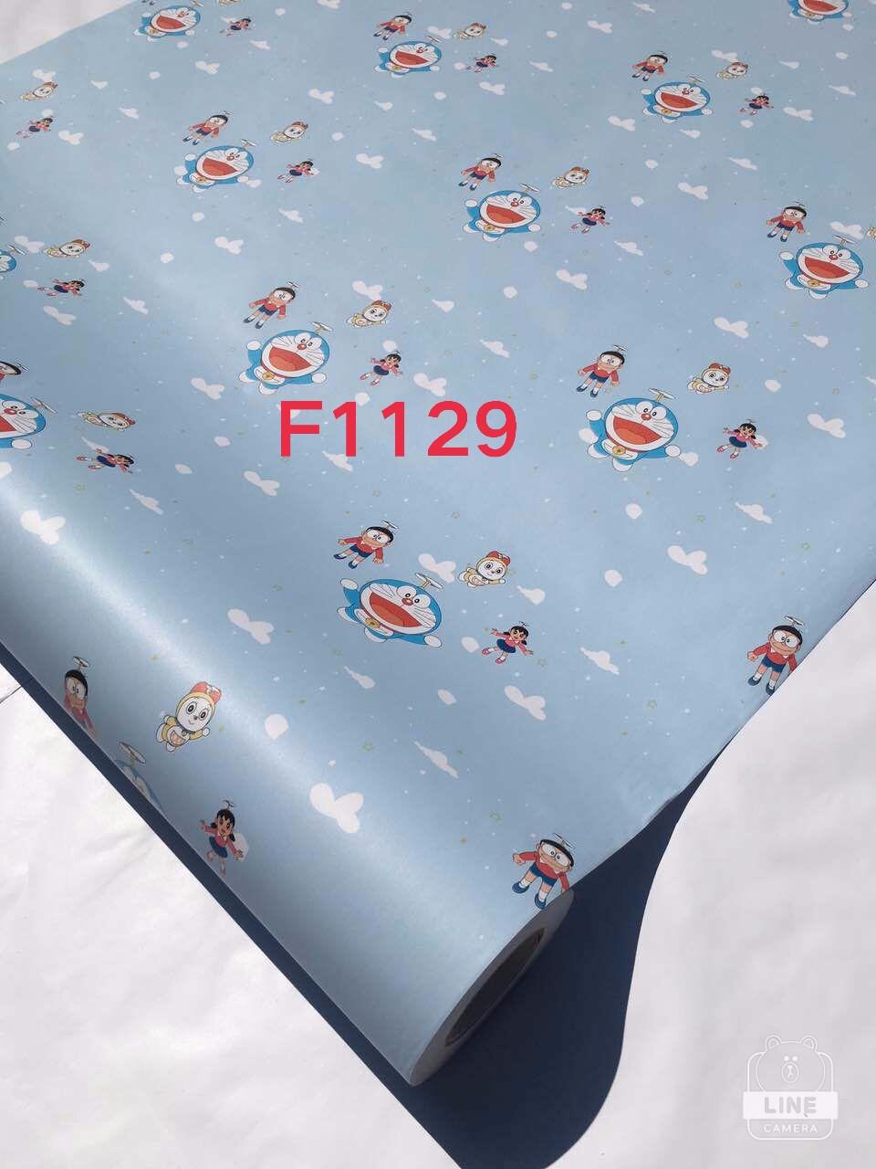 Giấy decal cuộn Đô rê mon khổ 1m2