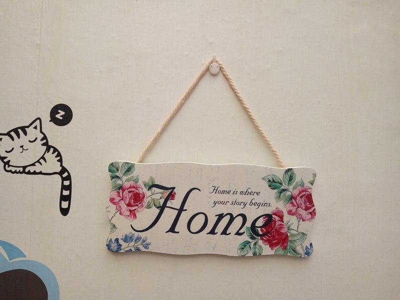 Bảng treo hoa hồng Home size lớn 